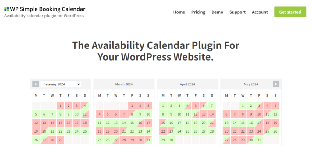 WP Simple Booking Calendar