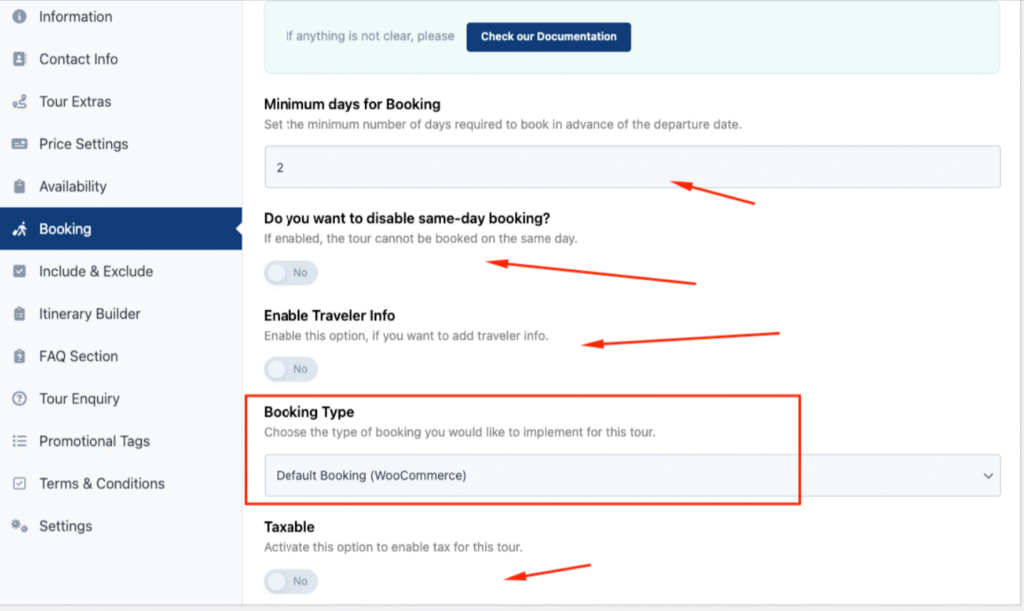 travel agency website with booking system