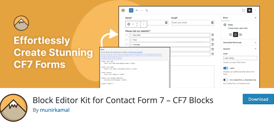 Block Editor Kit for Contact Form 7