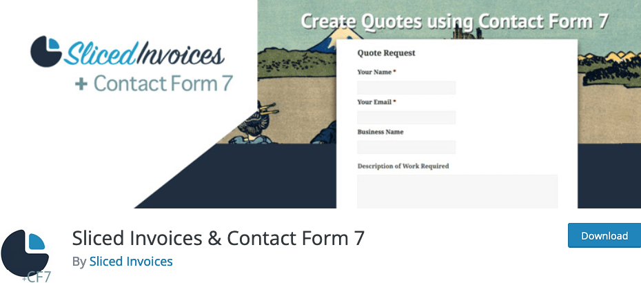 Invoices for Contact Form 7