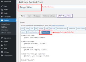 3. Make a Contact Form and Find the feature - Themefic