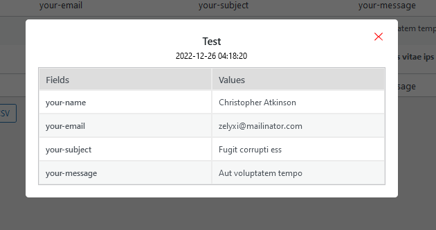 contact form 7 database addon