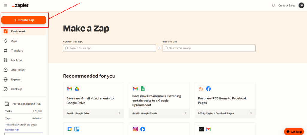 Zapier Intigration with tourfic 3 - Themefic