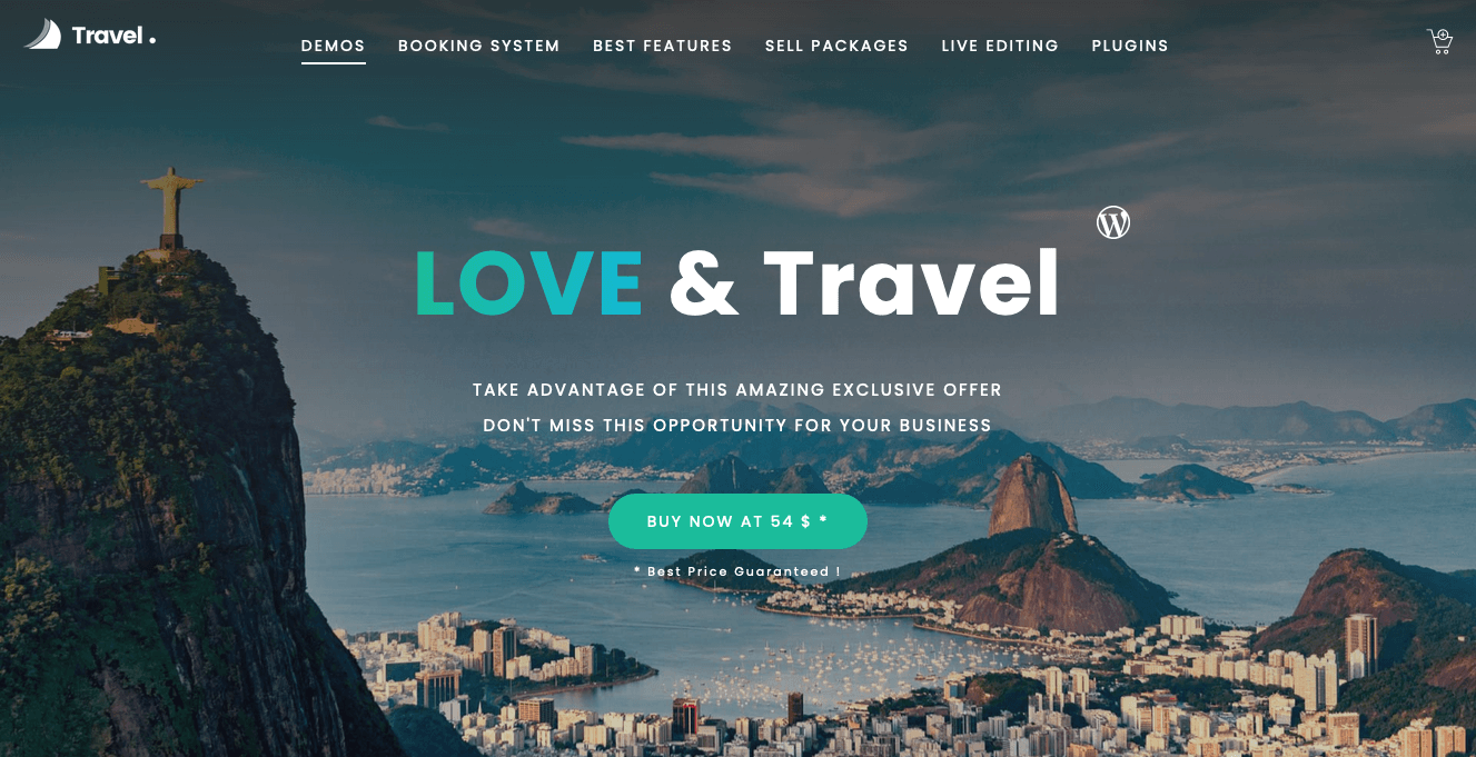 Love Travel | Travel Agency WordPress Theme