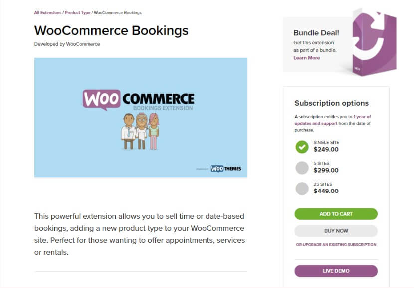 travel booking woocommerce