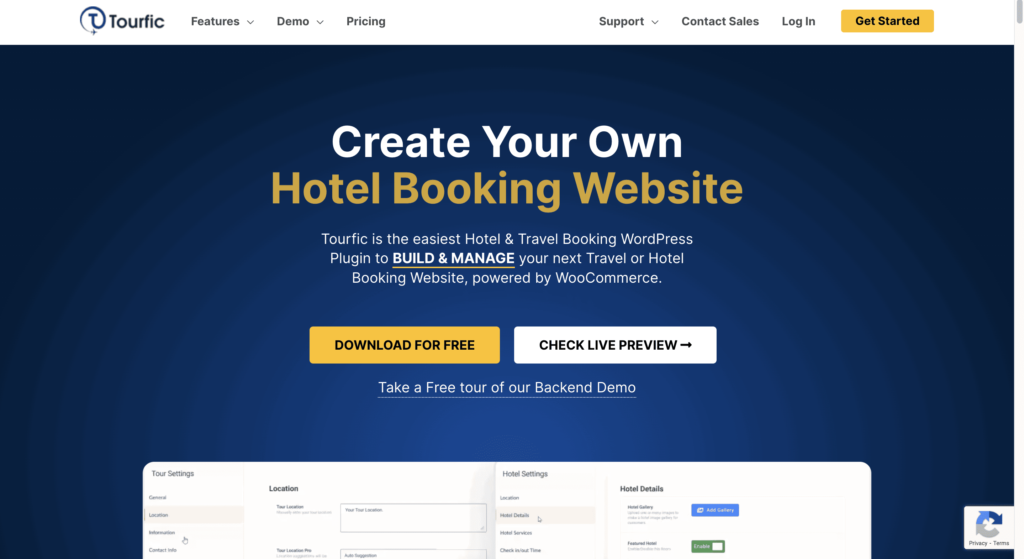 Tourfic - A free, scalable and powerful hotel booking website builder