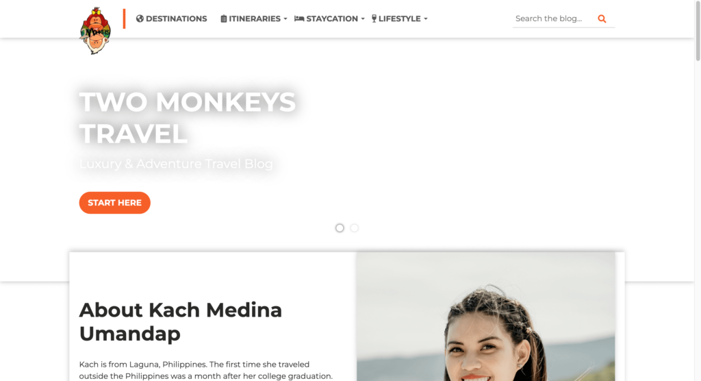 best paid travel bloggers - Kach from Two Monkeys Travel Group 