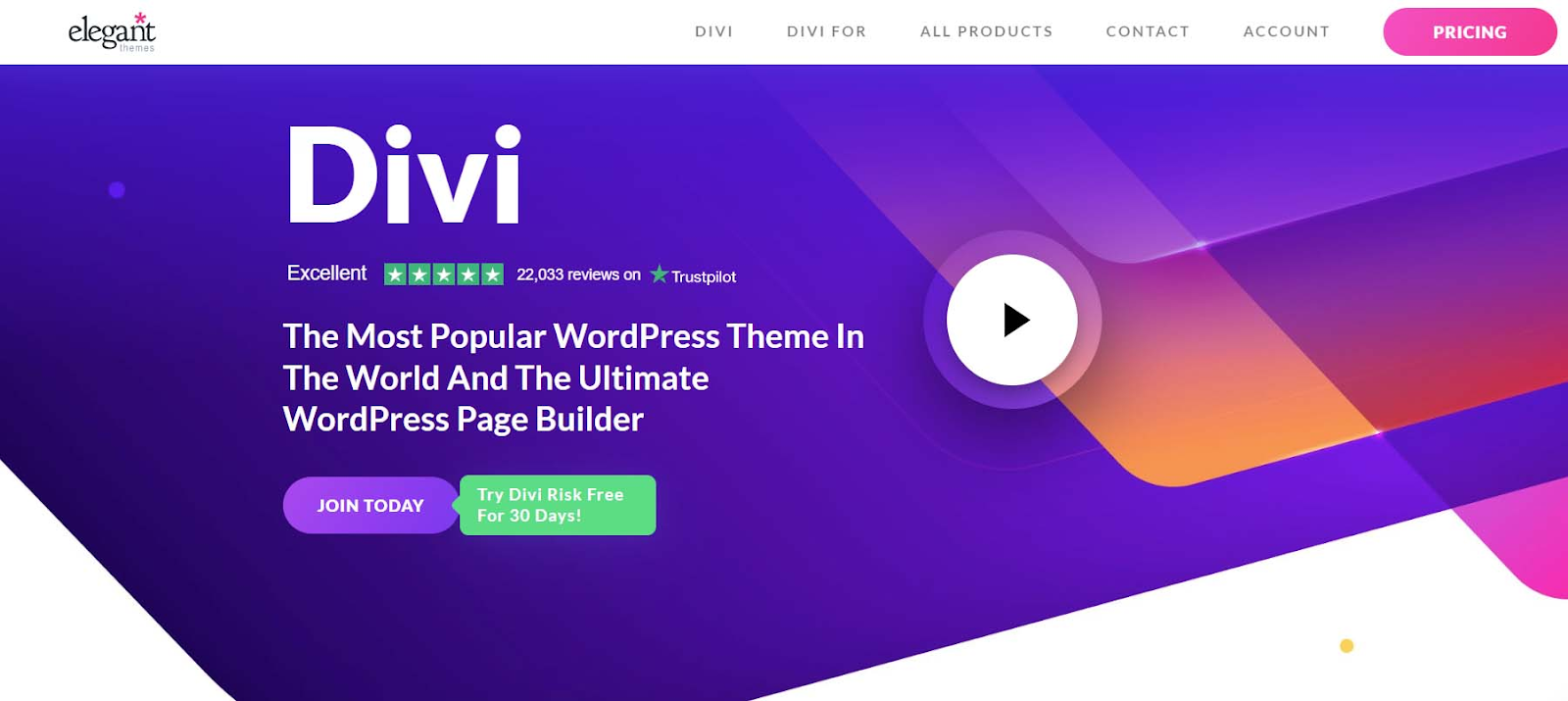 Best WordPress page builders - Divi