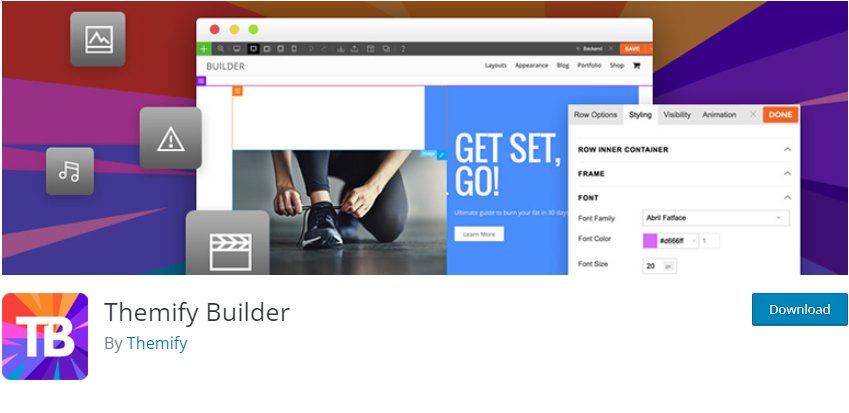 Best WordPress page builders - Themify Builder
