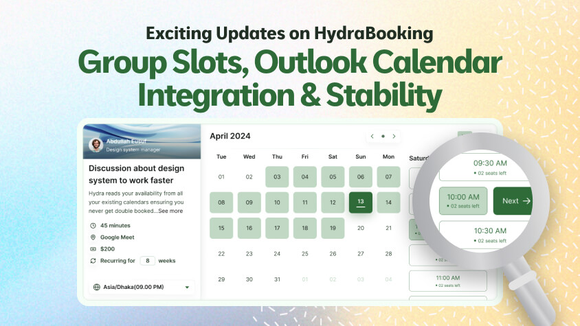 Hydra Booking Group Booking Slots Outlook Integration 1 - Themefic