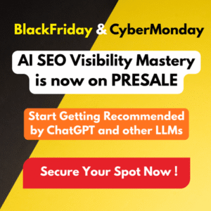 AI Visibility SEO Course Presale 300 - Themefic