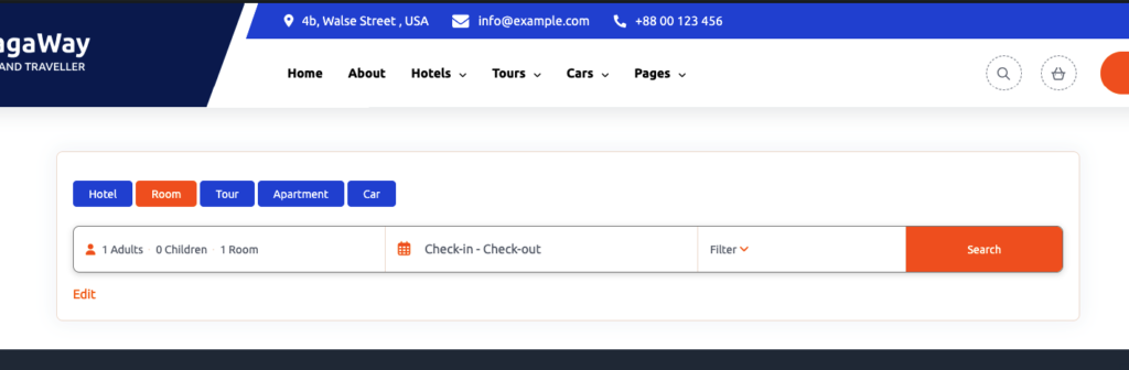 search form - Themefic
