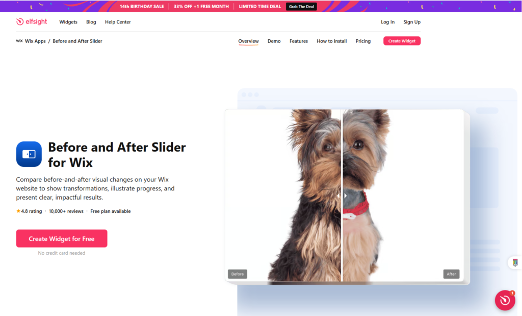 Before After Image Slider Apps for Wix